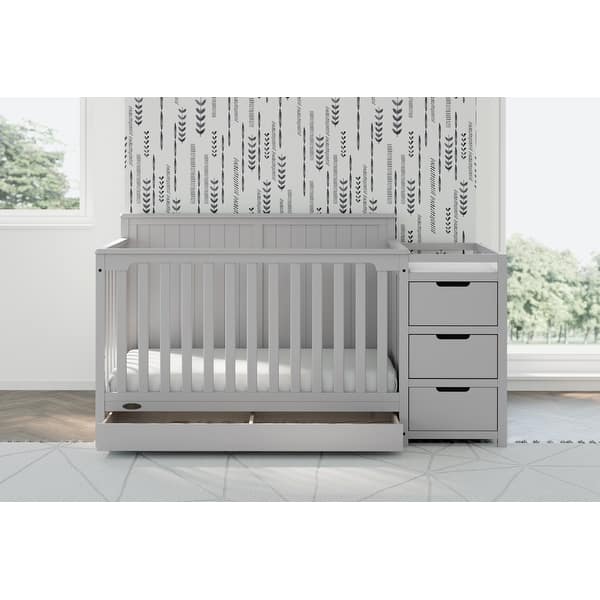Graco Hadley 4in1 Convertible Crib and Changer with Drawer Bed Bath