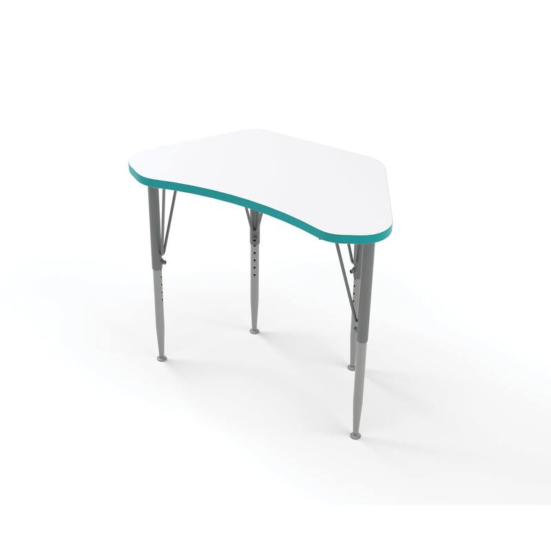 Tot Mate Versa Kids Desk Wing Shape Small Laminate Surface 29.75" x 16.75" Classroom Table