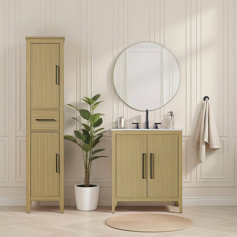 Laura 16-28 Inch Bath Storage Cabinet