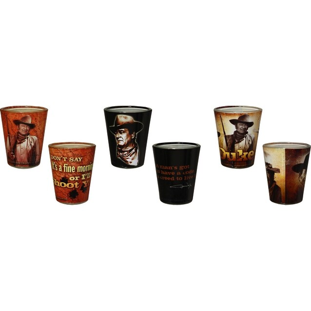 John Wayne Duke Shot Glass Set of 3