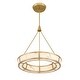 preview thumbnail 9 of 7, Minka Lavery 3475-L Velaris 24" Wide Pendant with Faux Alabaster