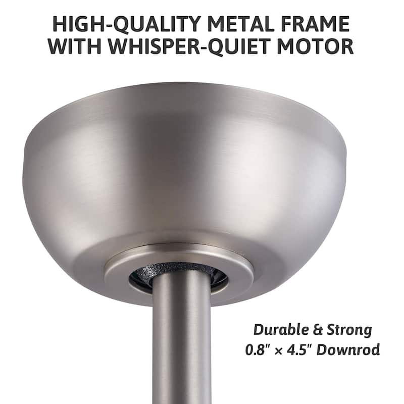 CO-Z 52-inch 3-Blade Propeller Ceiling Fan with Remote Midcentury Modern Farmhouse