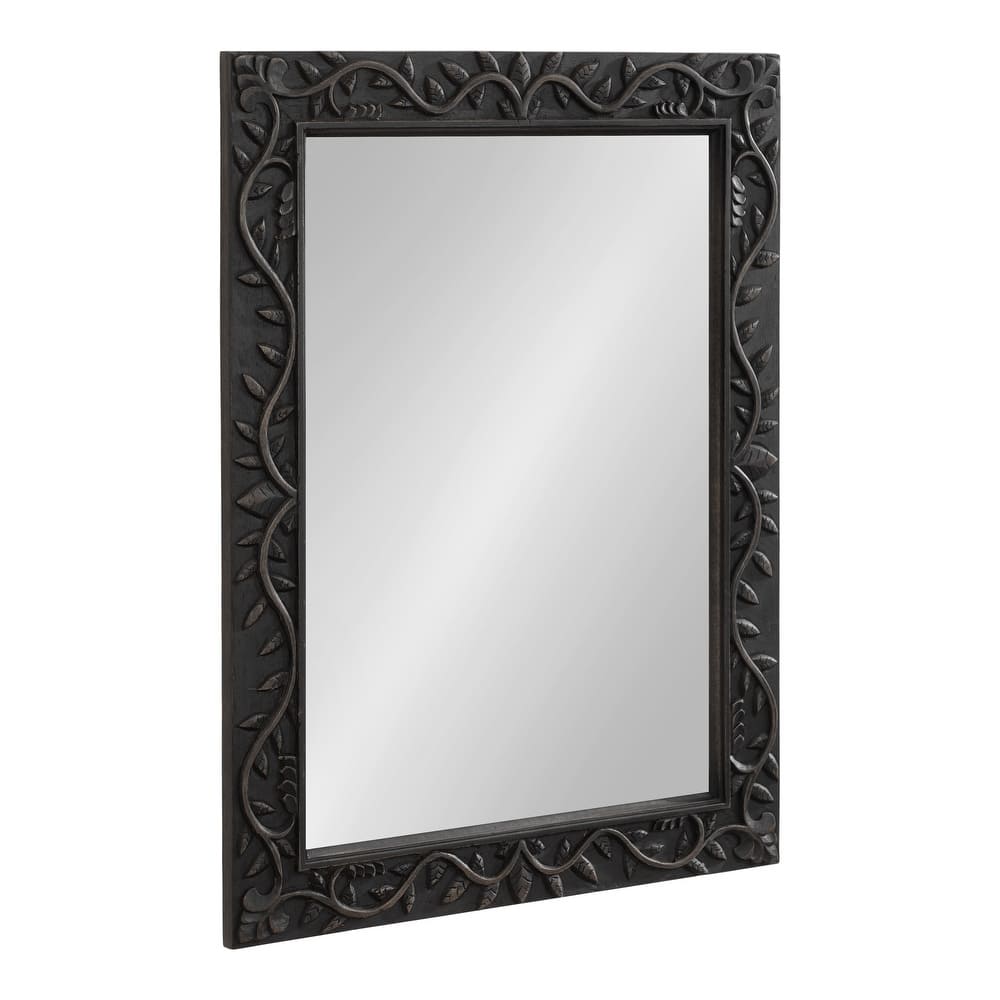 Kate and Laurel Natesa Carved Wood Mirror