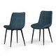 preview thumbnail 11 of 16, WyndenHall Chatsworth Mid Century Modern Dining Chair (Set of 2) - 22.22" D x 19.68" W x 32.1"H