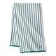 preview thumbnail 6 of 7, Lacoste Centre Mark Cotton Jacquard Stripe Bath Towel Green