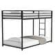 preview thumbnail 7 of 9, Adam Twin Over Twin Metal Bunk Bed, Safe & Durable
