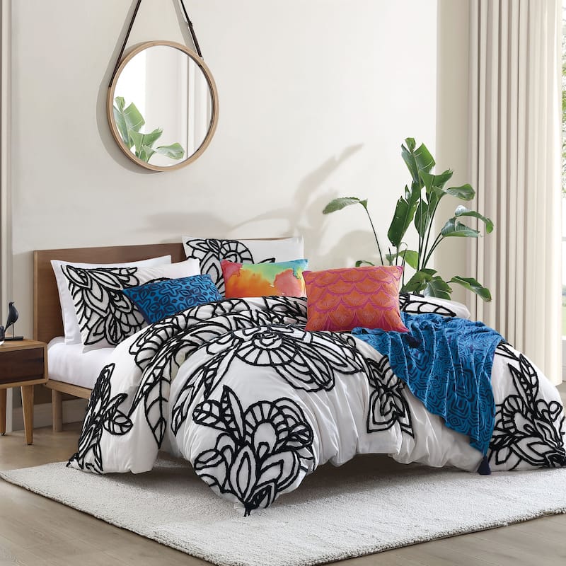Rochelle Porter Wild Out Tufted 3-pc Duvet Set