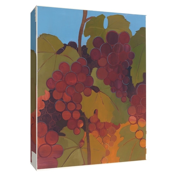 PTM Images 9-154628 PTM Canvas Collection 10" x 8" - "Garden Grapes III" Giclee Grapes Art Print on Canvas