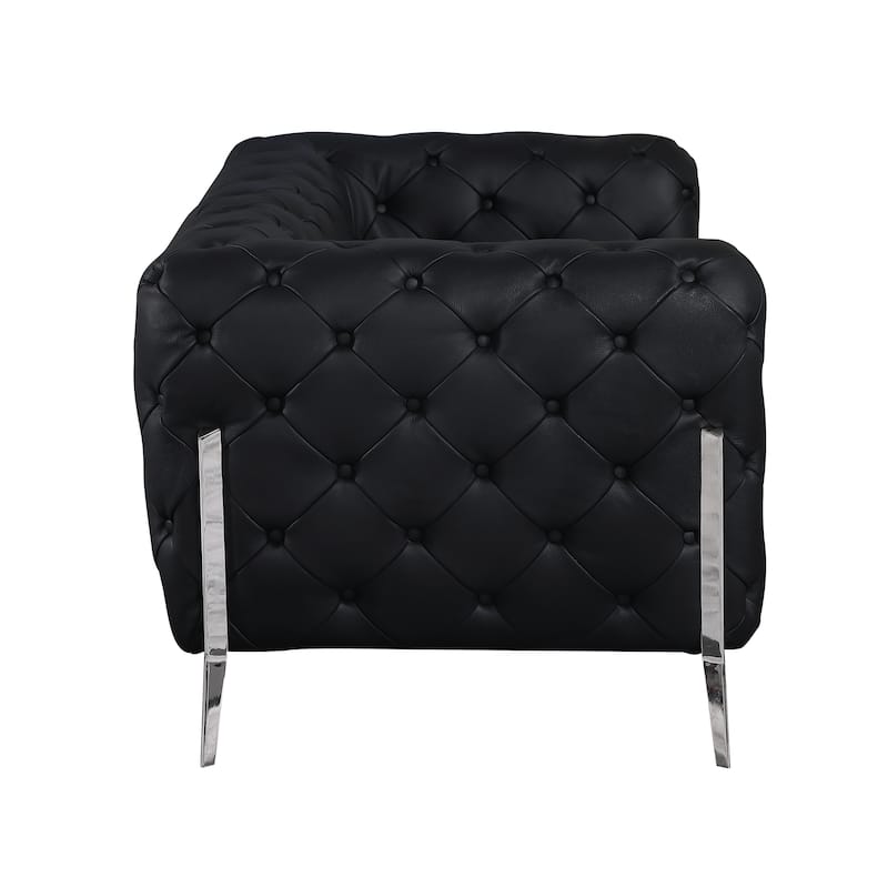 Top Grain 100% Italian Leather Loveseat