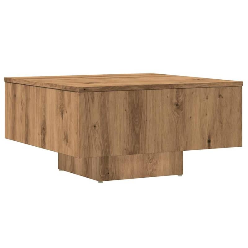 vidaXL Coffee Table Artisan Oak Engineered Wood Regular Coffee Table - 23.6 x 23.6 x 12.4