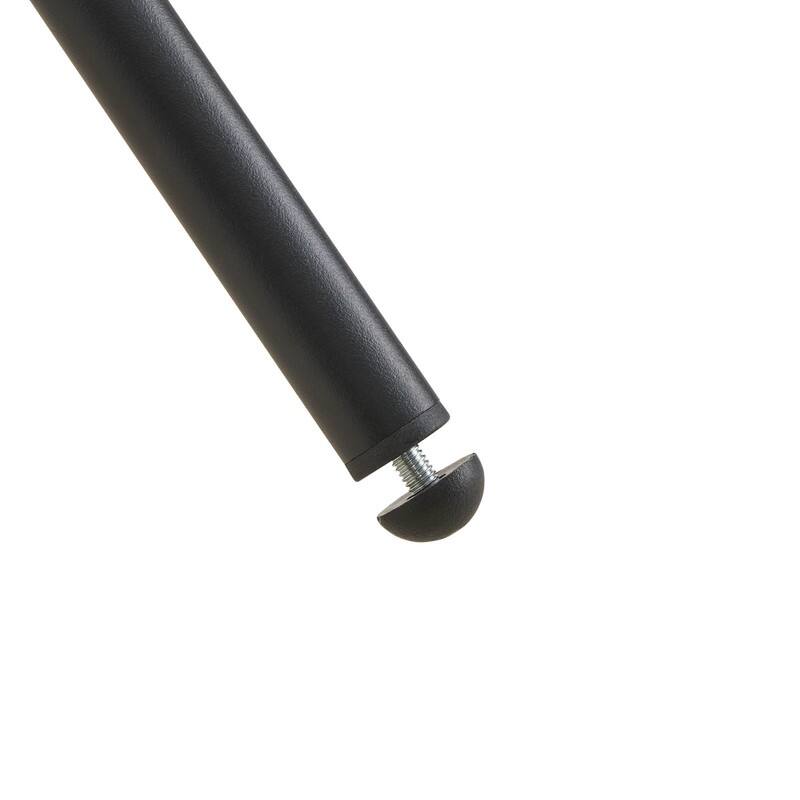 Spruce & Spring Upholstered Counter Bar Stool with Metal Frame