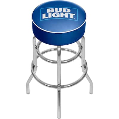 Trademark Global Bud Light 30" Bar Stool, Blue