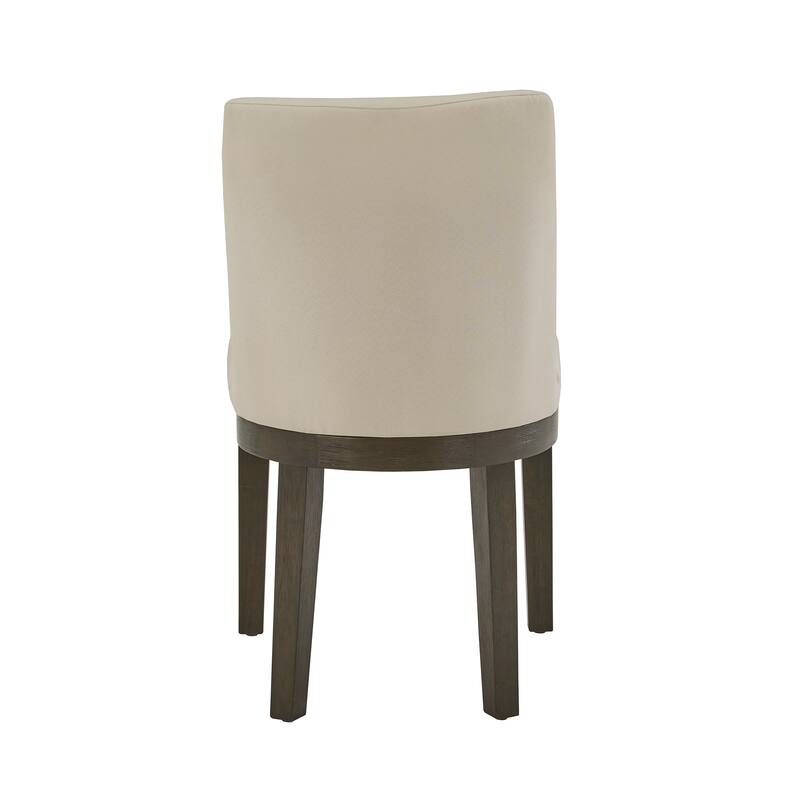 Tromso Weathered Grey Finish Fabric Dining Chair (Set of 2) by iNSPIRE Q Modern