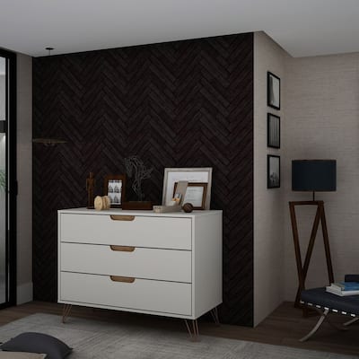 Carson Carrington Bandene Mid-century Modern 3-drawer Dresser