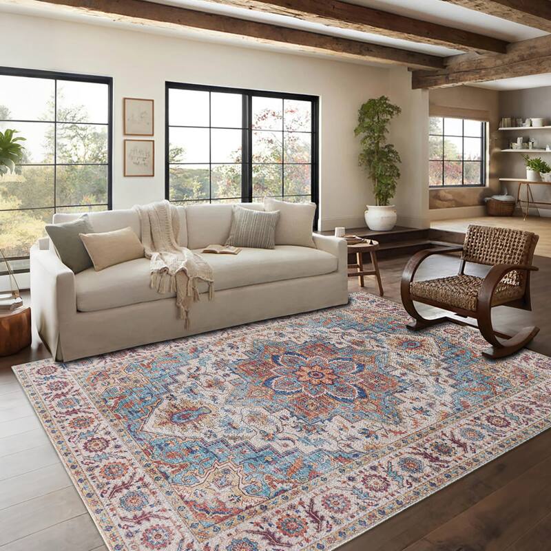 Bohemia Indoor/Outdoor Handmade Classic Perslan Area Rug - 6' x 7'