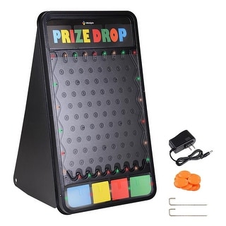WinSpin Prize Drop Board Game with LED Light 12 Pucks Carnival Party Trade Show