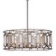 preview thumbnail 1 of 9, Minka Lavery 3587 Hexly 6 Light 28" Wide Crystal Pendant