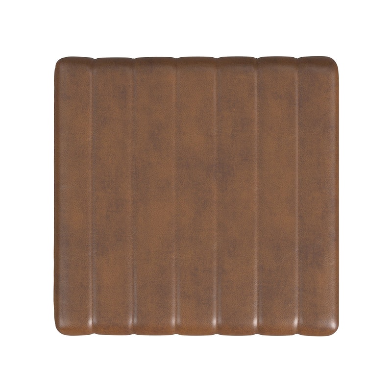 HomePop Modern Channel Ottoman