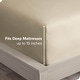 preview thumbnail 3 of 54, Bare Home 2-Pack Microfiber Fitted Bottom Sheets Deep Pocket