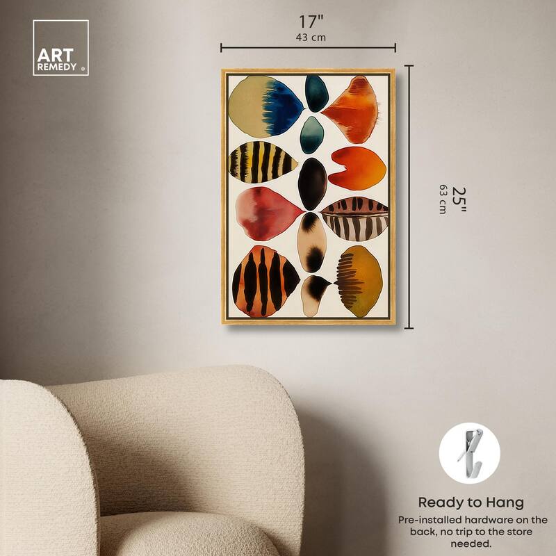Assembled Pieces II Canvas by Art Remedy