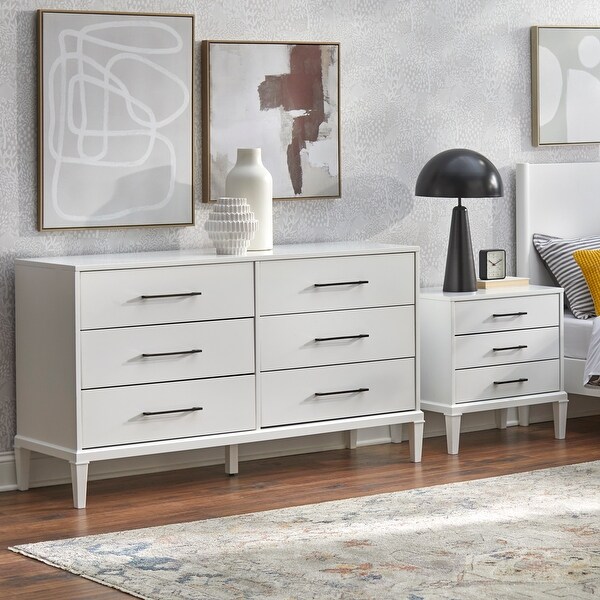 Lifestorey Sussex 3 Drawer Nightstand