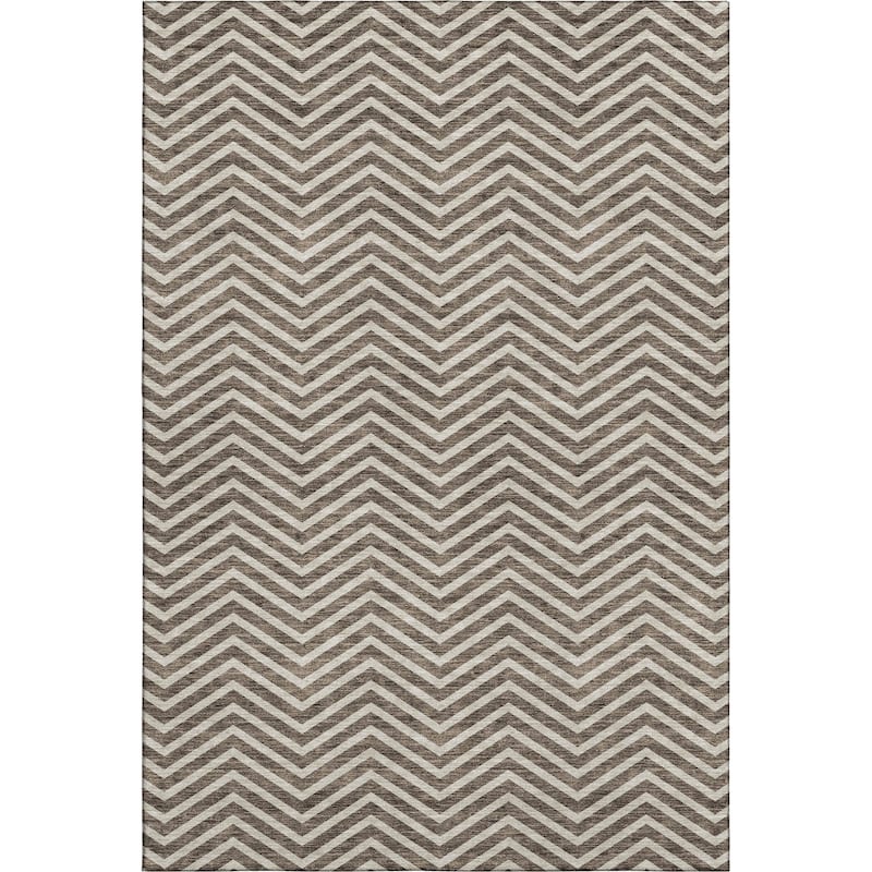 Premium Washable Super Soft Modern Chevron Mayfield Rug
