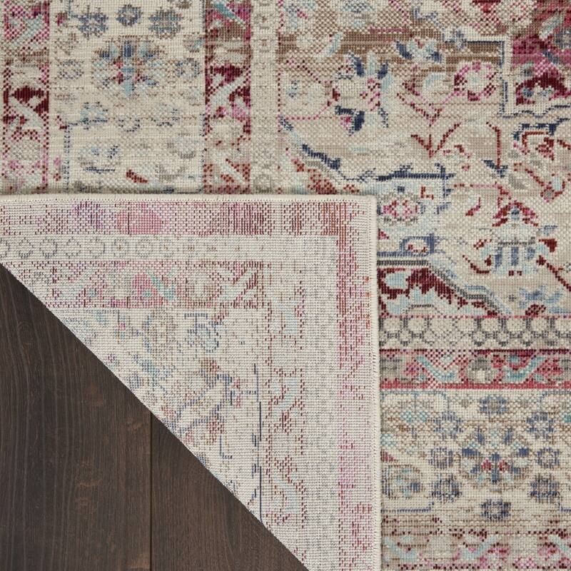 HomeRootsFloral Transitional Runner Area Rug - 96' X '28' X '0.5