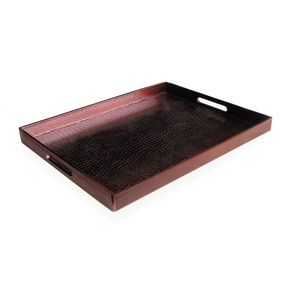 ChargeIt! by Jay Rectangular Wine Alligator Tray