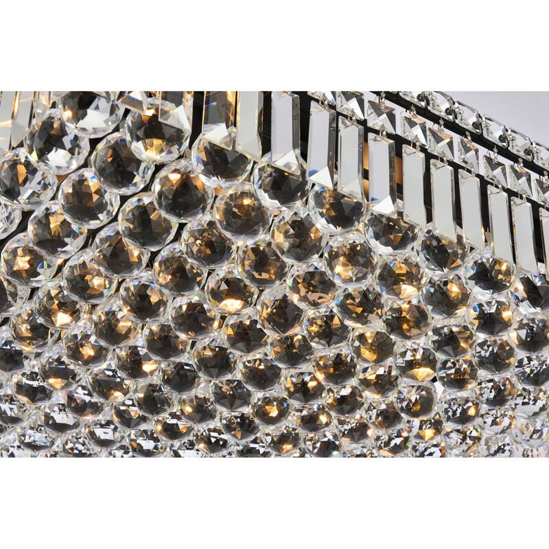 Elegant Lighting V2032F24/RC Maxime 13 Light 24" Wide Flush Mount