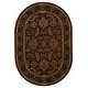 preview thumbnail 21 of 88, SAFAVIEH Handmade Heritage Sharee Traditional Oriental Wool Rug 5' x 8' Oval - Red/Black - Oval