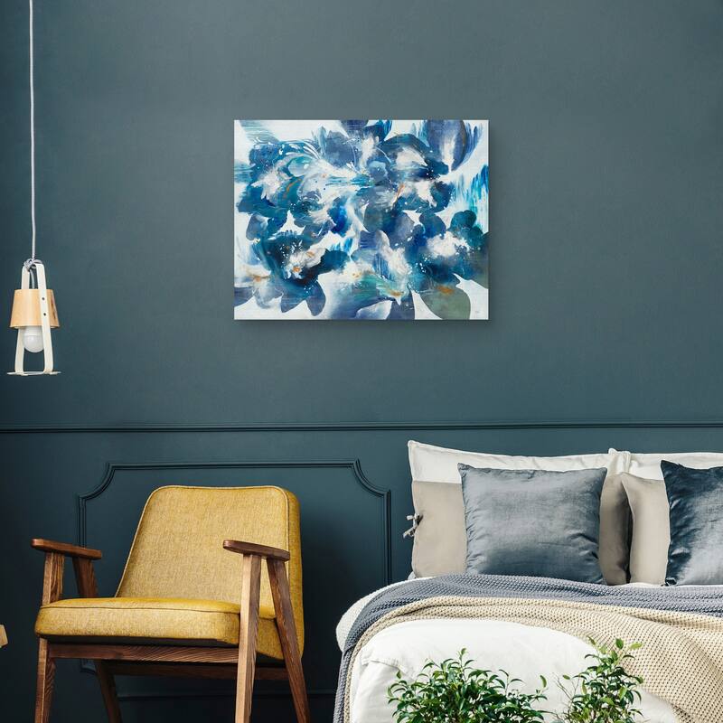 Blue Velveteen by K. Nari Canvas Art Print