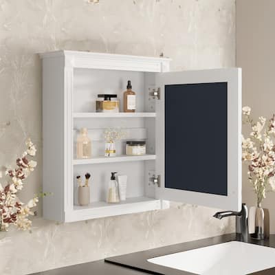 Medicine Cabinet with Height Adjustable Shelf