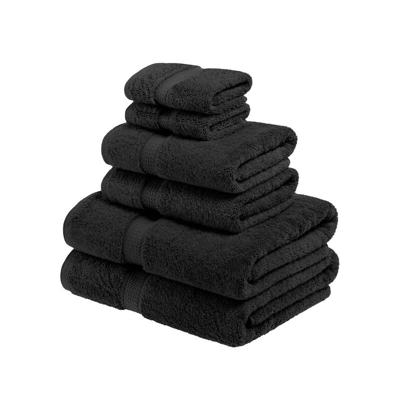 Superior Egyptian Cotton Heavyweight Solid Plush Towel Set