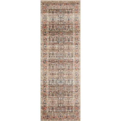 Alexander Home Valeria Distressed Traditional Persian Area Rug