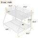 preview thumbnail 3 of 9, Sturdy Metal Twin over Full Bunk Bed, Space-Saving Design with Noise Reduction, No Box Spring Needed, Under-Bed Storage