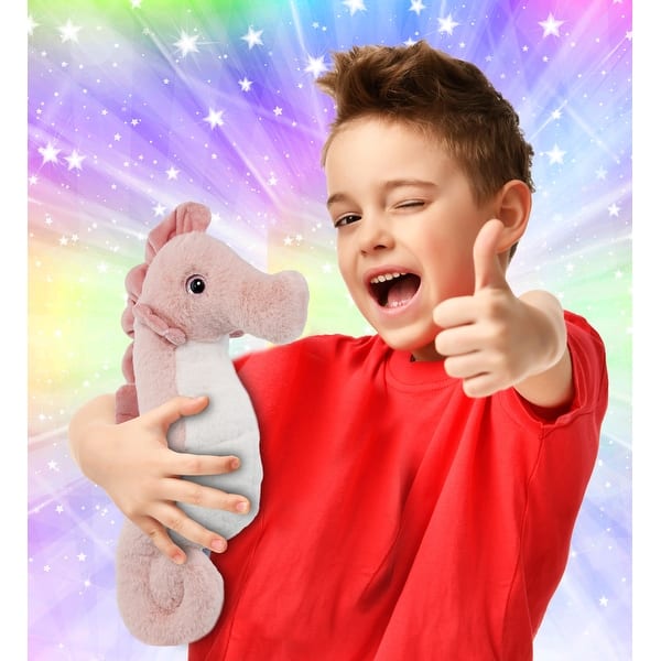 DolliBu Rose Seahorse Super Soft Stuffed Animal for Kids and Adults - 12  inches - On Sale - Bed Bath & Beyond