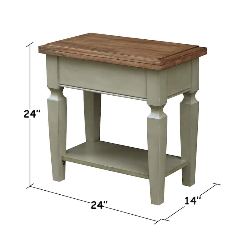 Solid Wood Vista Side Table
