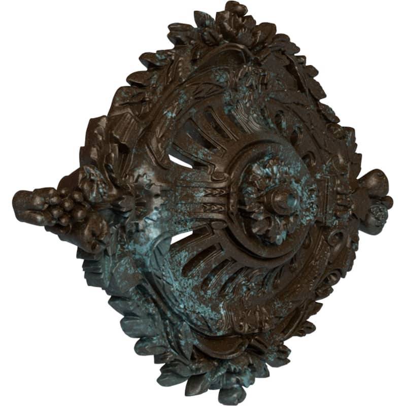 35 7/8"W x 22 1/2"H x 4 3/8"P Antonio Ceiling Medallion