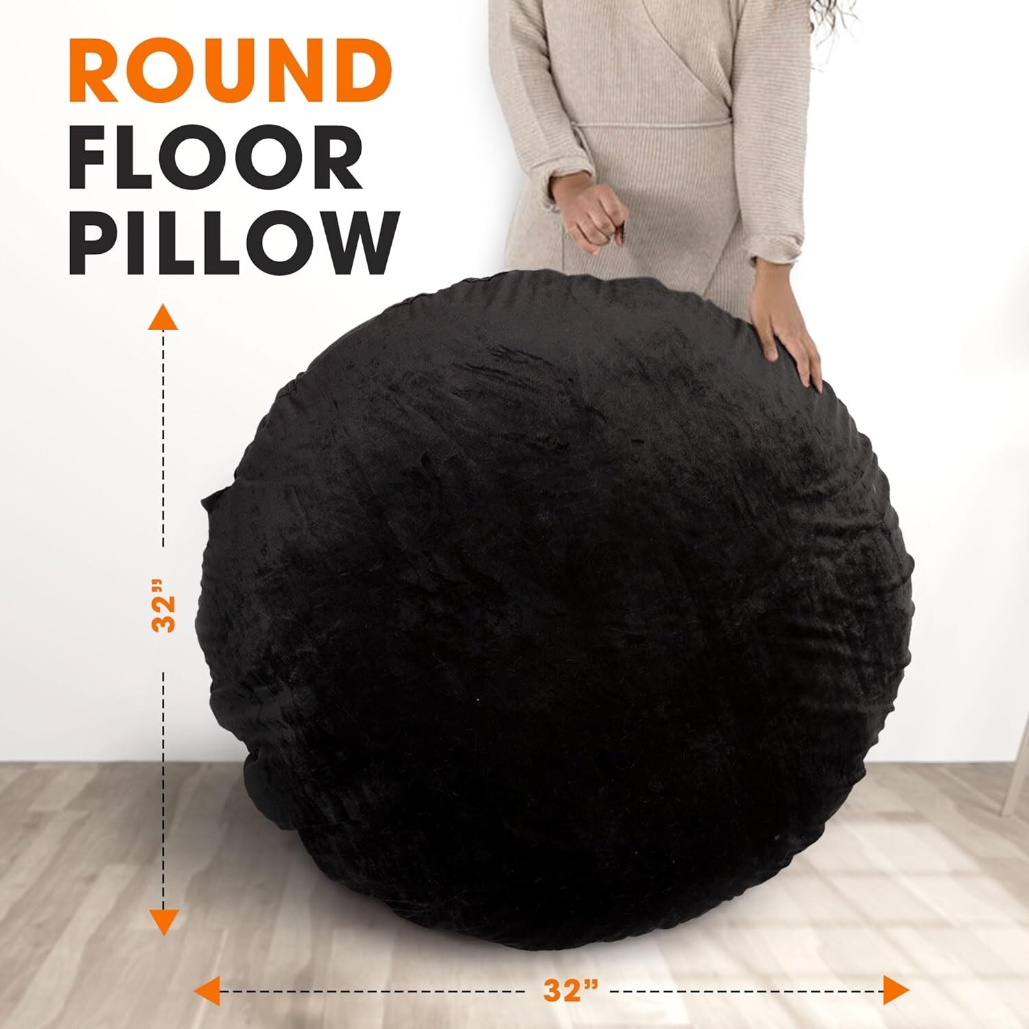 Memory foam floor pillow clearance