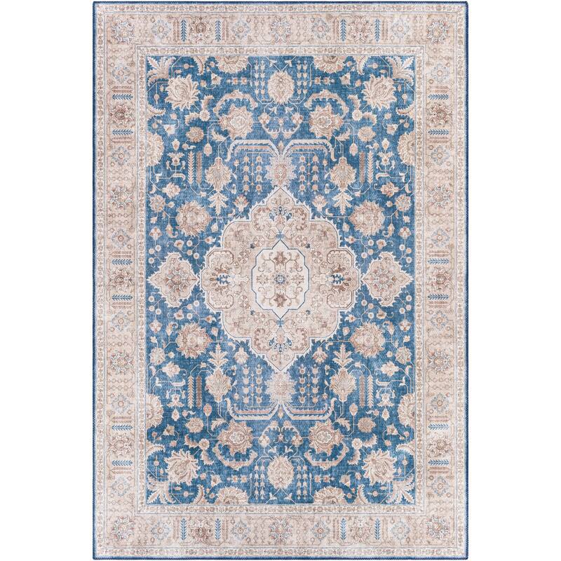 Livabliss Nydia Traditional Medallion Printed Area Rug