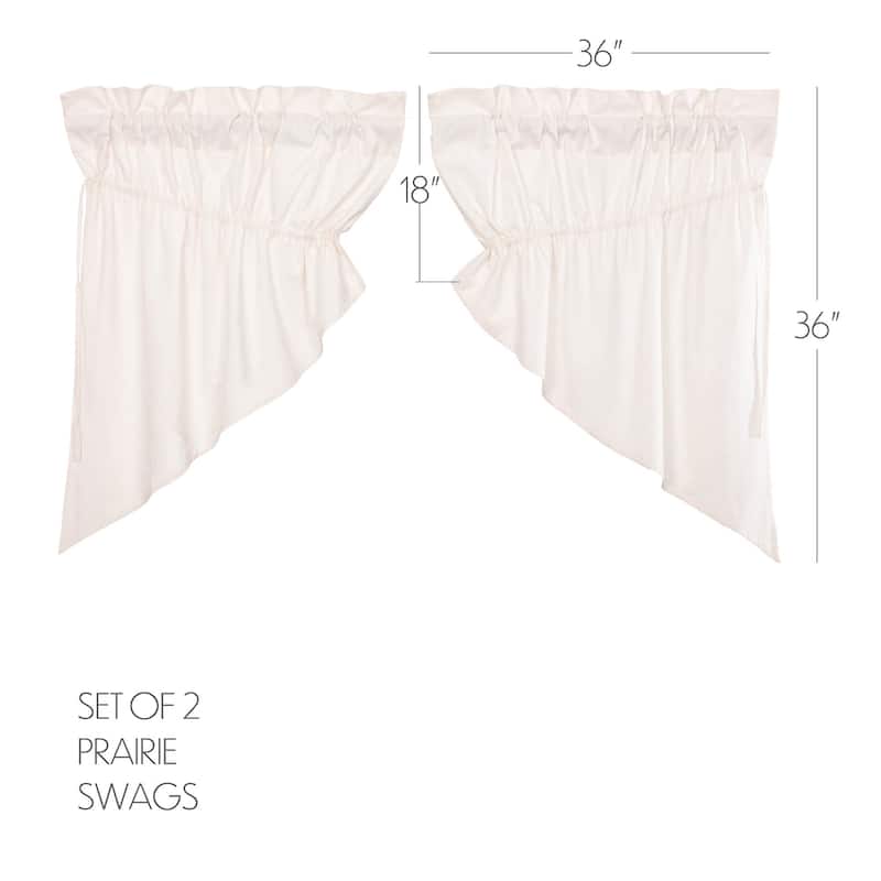 Simple Life Flax Ruffled Valance - 16x72 - Light Creme