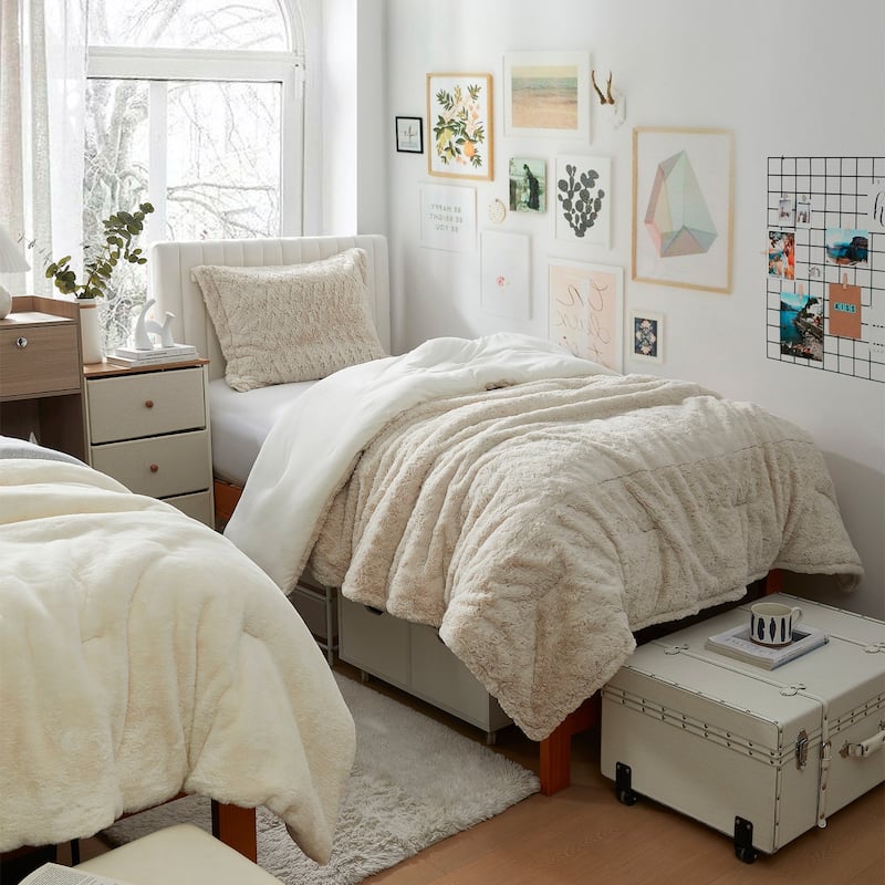 Rare White Bison - Coma Inducer® Oversized Comforter Set - Tundra White