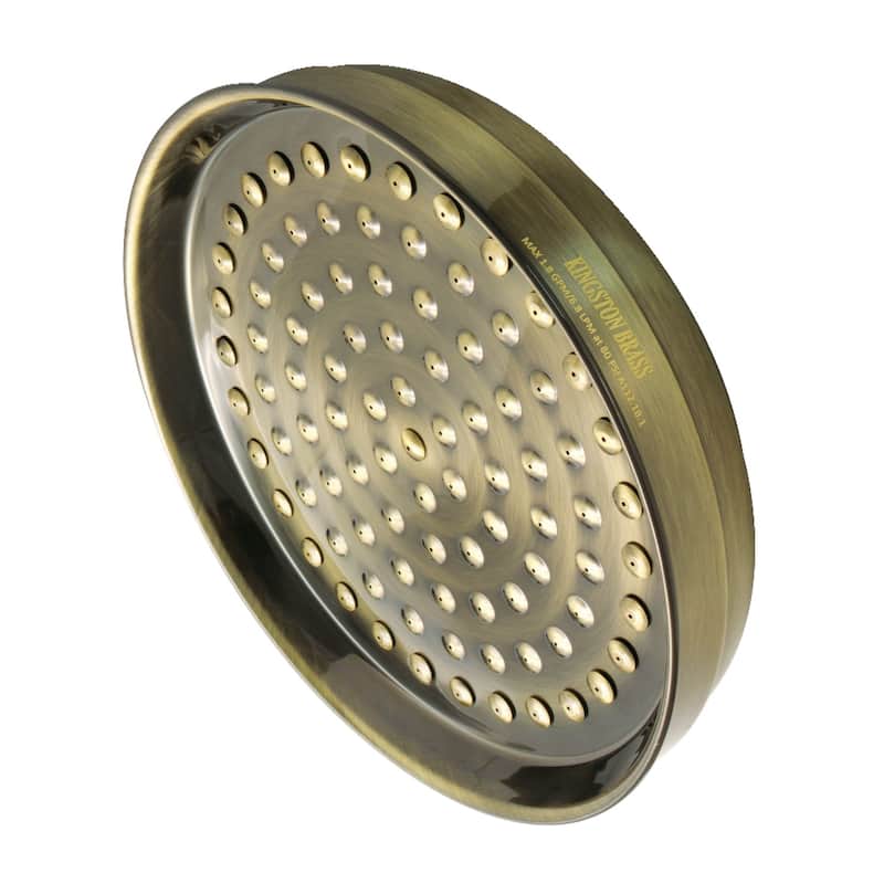 Victorian 8-Inch Raindrop Shower Head - Antique Brass
