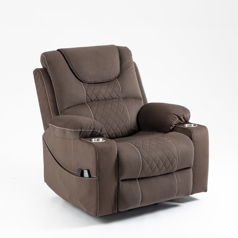 Lounge Chair Power Lift Chair Relax Sofa Chair Elderly Electric Lounge Chair - Coffee