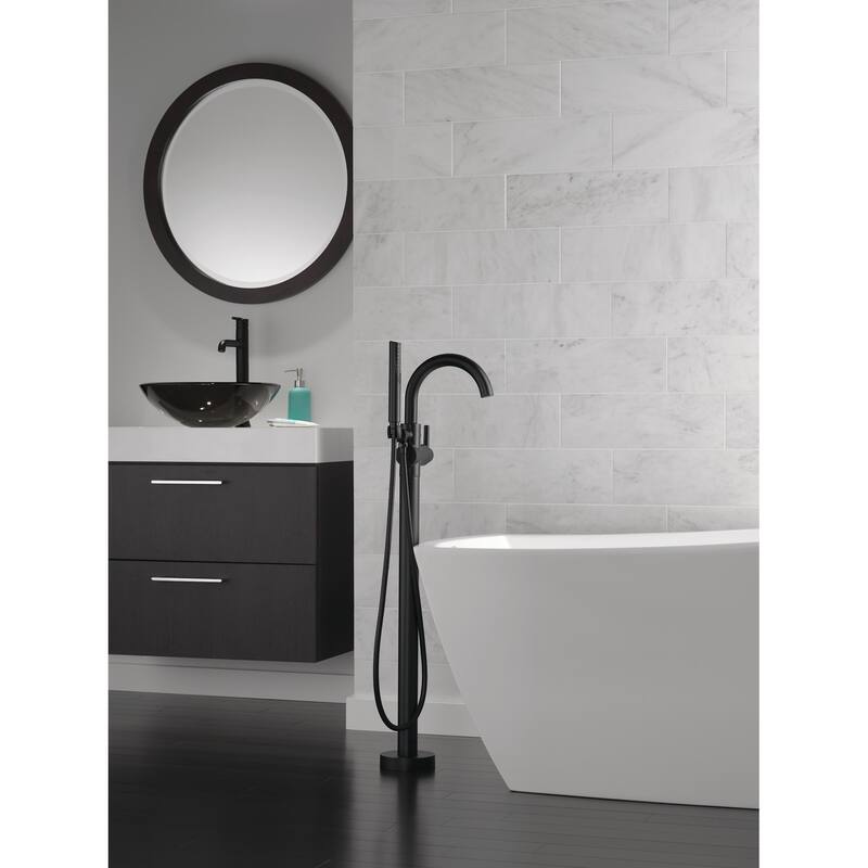 Delta Trinsic Floor Mounted Tub Filler for Free Standing Tub with