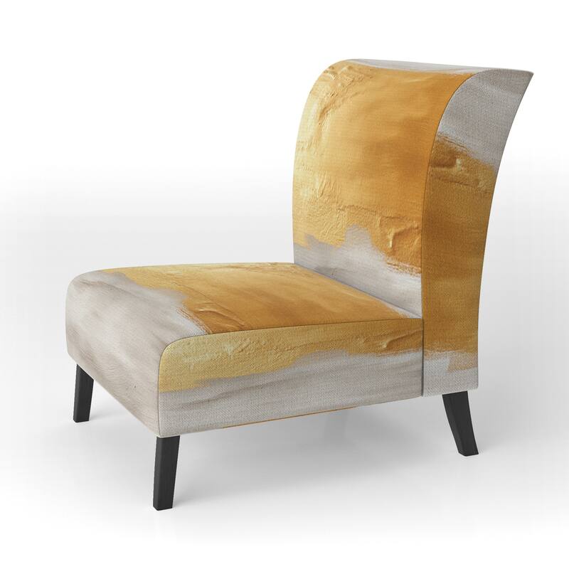 Designart "From the Shore" Upholstered Beach Accent Chair - Nautical & Coastal Arm Chair For Bedroom