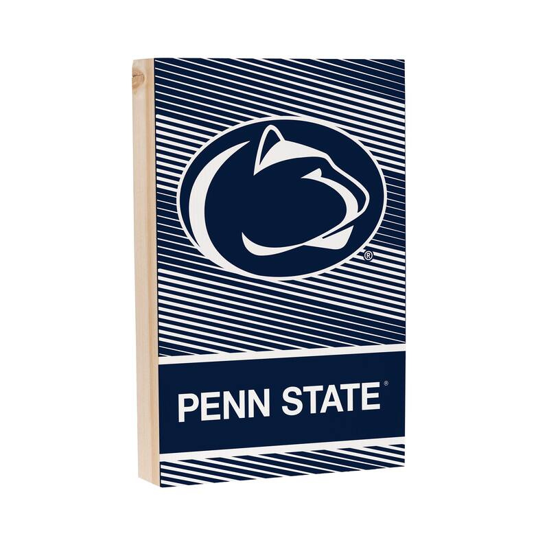 Penn State Wooden Tabletop Mantel Shelf Sign
