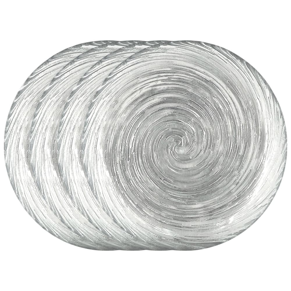 Versatile Glass Salad Plates with Vortex Pattern Perfect for Everyday Meals and Special Events