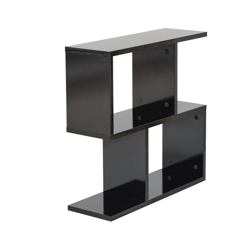 Alfa Rectangle 4 Shelves End Table, 23 inch End Table for Living Rooms