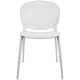 preview thumbnail 29 of 56, Modern Plastic Garden Patio Indoor or Outdoor Dining Stackable Chair UV Protected Armless With Dot Back Surf
